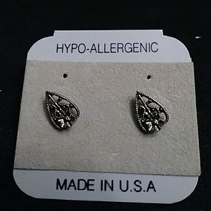 Silver earrings made in the USA